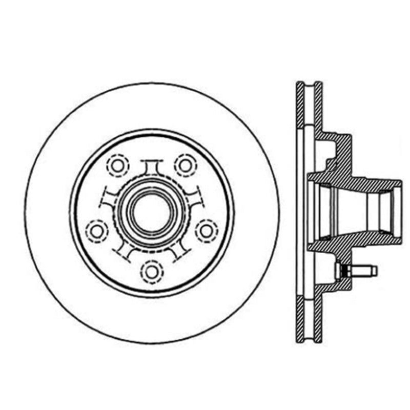 Stoptech 89-92 Chevy Camaro/89-95 S-10 Blazer 2WD / 89-92 Pontiac Firebird CRYO-STOP Brake Rotors