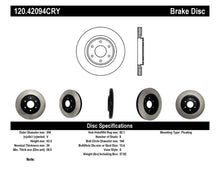 Load image into Gallery viewer, Stoptech 05-07 Infiniti QX56 Performance Cryo Front Brake Rotor