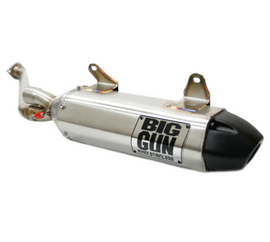 Big Gun 06-12 Kawasaki Brute Force 650 IRS EXO Stainless Slip On Exhaust