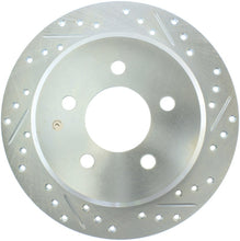 Load image into Gallery viewer, StopTech 95-02 Ford Explorer / 97-01 Mercury Mountaineer Sport Slotted &amp; Drilled Rear Left Rotor