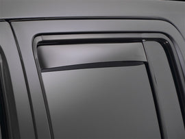 WeatherTech 11+ Kia Sportage Rear Side Window Deflectors - Dark Smoke