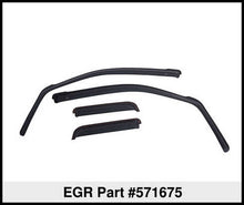 Load image into Gallery viewer, EGR 14+ Chev Silverado/GMC Sierra Dbl Cab In-Channel Window Visors - Set of 4 - Matte (571675)