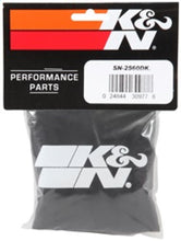 Load image into Gallery viewer, K&amp;N Filter Wrap Drycharger Oval Tapered Black - 3.25in Base I/S Width x 2.5in Top I/S Width x 7in H - GTR Auto