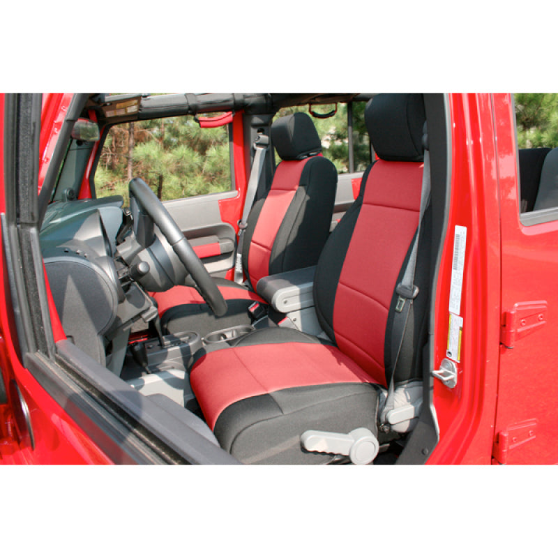 Rugged Ridge Neoprene Front Seat Covers 11-18 Jeep Wrangler JK