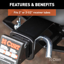 Load image into Gallery viewer, Curt 5/8in Hitch Pin w/Groove (2in or 2-1/2in Receiver Zinc)