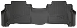 Husky Liners 13-16 Lexus LX570 / 13-16 Toyota Land Cruiser WeatherBeater 2nd Row Black Floor Liners - GTR Auto