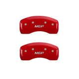 MGP 2 Caliper Covers Engraved Rear MGP Red Finish Silver Characters 2017 Ford Focus