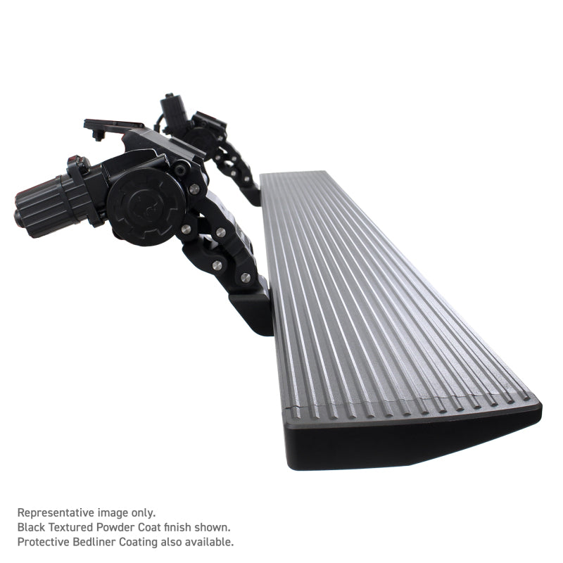 Go Rhino 22-23 Toyota Tundra CrewMax Cab 4dr E-BOARD E1 Electric Running Board Kit - Bedliner Coatng - GTR Auto