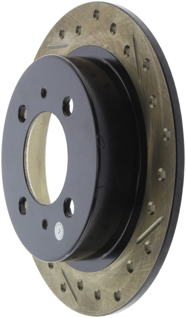 StopTech 95-99 Nissan 200SX / 91-99 Sentra (Exc Wagon) Slotted & Drilled Left Rear Rotor