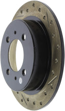Load image into Gallery viewer, StopTech 95-99 Nissan 200SX / 91-99 Sentra (Exc Wagon) Slotted &amp; Drilled Left Rear Rotor