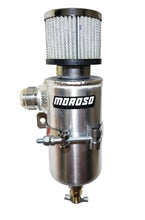 Load image into Gallery viewer, Moroso Breather Tank/Catch Can - 16An Male Fitting - Aluminum
