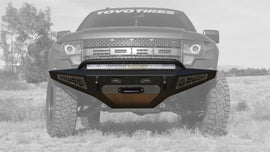 Addictive Desert Designs 10-14 Ford F-150 Raptor HoneyBadger Front Bumper w/ Winch Mount - GTR Auto