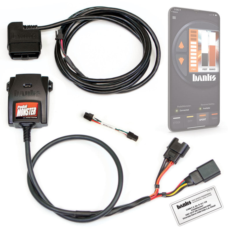 Banks Power Pedal Monster Kit (Stand-Alone) - Aptiv GT 150 - 6 Way - Use w/Phone - GTR Auto