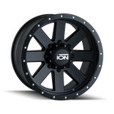 ION Type 134 20x9 / 8x180 BP / 0mm Offset / 124.1mm Hub Matte Black/Black Beadlock Wheel