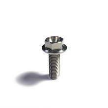 Load image into Gallery viewer, Ticon Industries Flanged 6 Point Hex Titanium Bolt M10x20x1.25TP 14mm