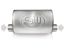 Load image into Gallery viewer, Stainless Works 3in ID OFFSET INLET/ 3in OD OFFSET OUTLET (ON SAME SIDE) 5inX9in