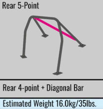 Load image into Gallery viewer, Cusco Safety 21 5PT 2-Passenger Black Steel Roll Cage 18+ Honda Civic Type-R/17+ 5-Door Hatch (LHD)