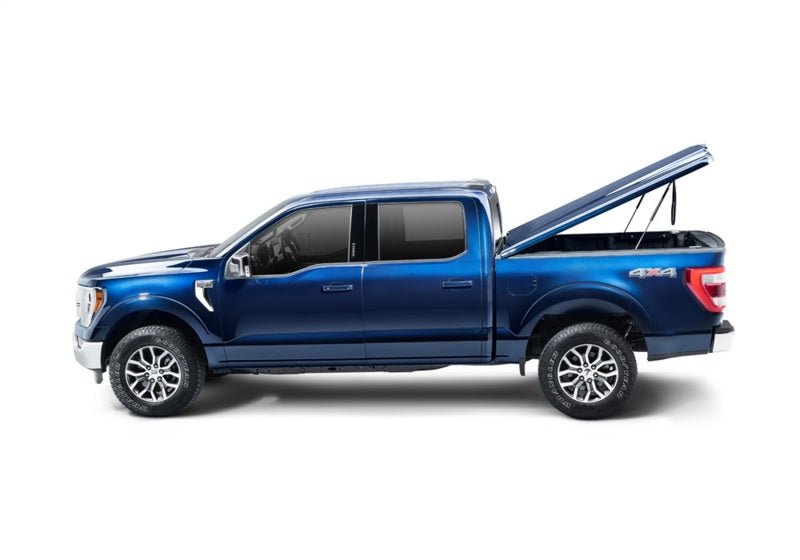 UnderCover 2021 Ford F-150 Ext/Crew Cab 6.5ft Elite LX Bed Cover - Antimatter Blue