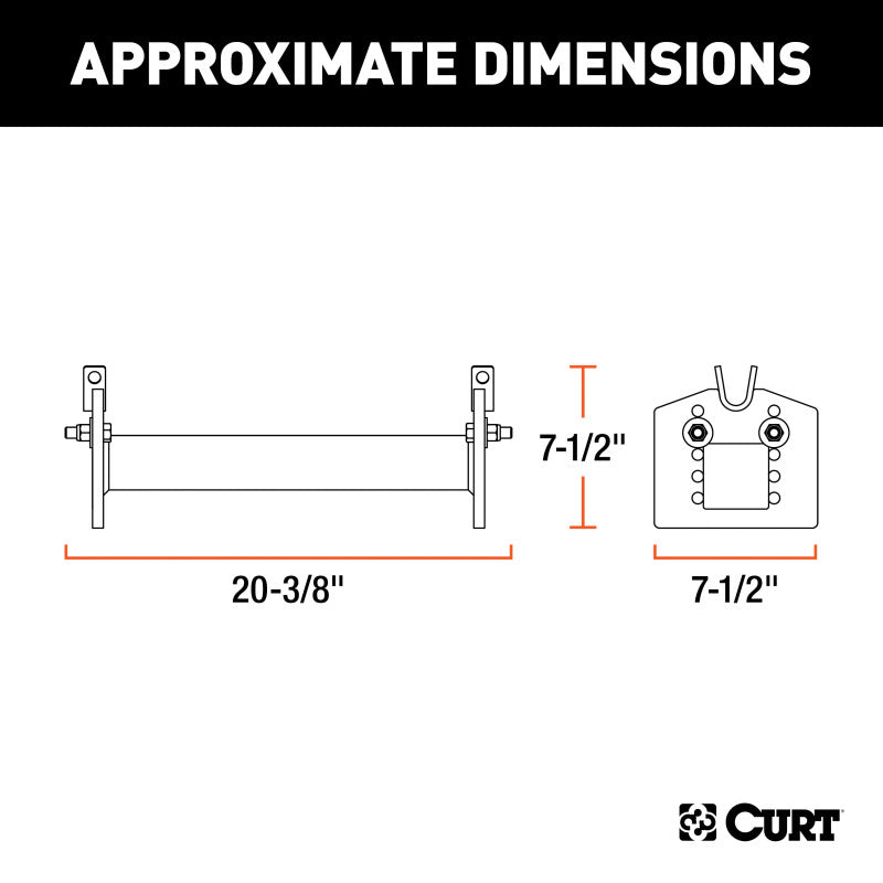 Curt E16 5th Wheel Hitch Head Adapter