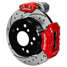 Load image into Gallery viewer, Wilwood Forged Dynalite Rear Electronic Parking Brake Kit - Red Powder Coat Caliper - D/S Rotor