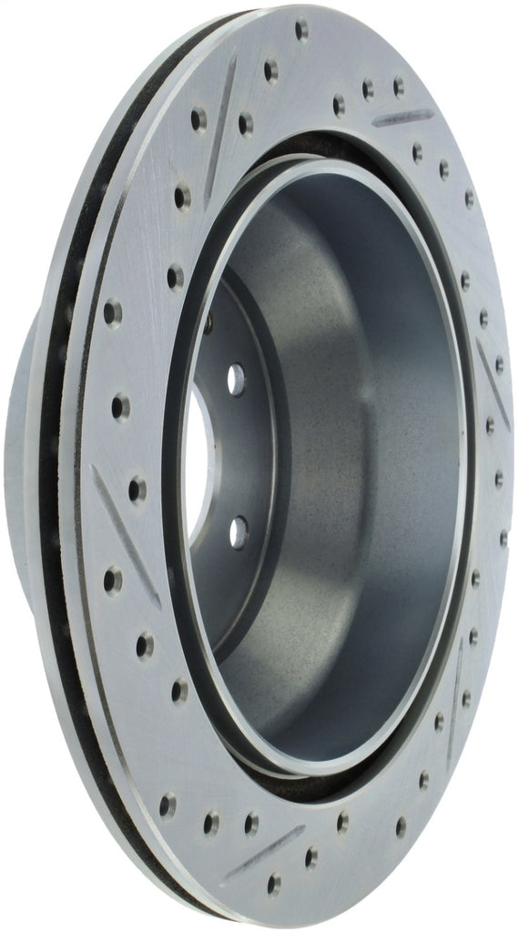 StopTech Select Sport 02-09 Chevrolet Trailblazer Slotted & Drilled Left Rear Brake Rotor