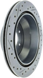 StopTech Select Sport 02-09 Chevrolet Trailblazer Slotted & Drilled Left Rear Brake Rotor