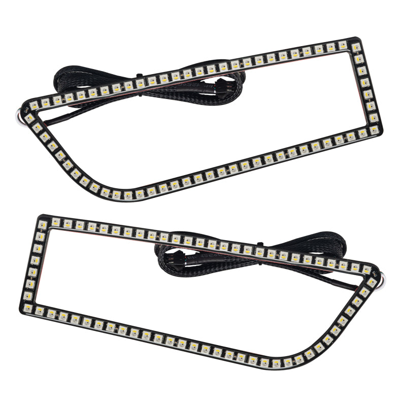 Oracle 1421 Polaris RZR 900/1000 Turbo Dynamic RGB+A Seq Turn Signal Headlight Halo Kit