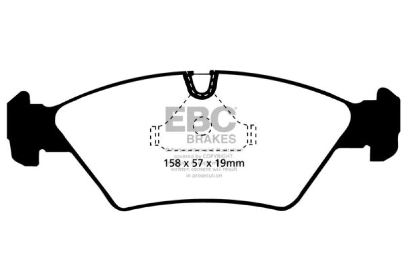 EBC 87-91 BMW M3 E30 Bluestuff Front Brake Pads