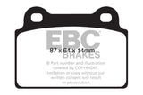 EBC 08-16 Mitsubishi Lancer Evo 10 2.0 Turbo (1 piece rotor) Orangestuff Rear Brake Pads