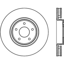 Load image into Gallery viewer, StopTech Power Slot 11/05-08 Infiniti / 09-12 FX35 / 13 FX37 Cryo Slotted Front Left Rotor