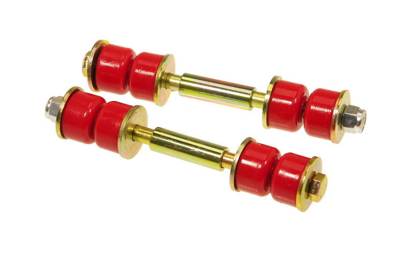 Prothane Universal End Link Set - 3 1/2in Mounting Length - Red