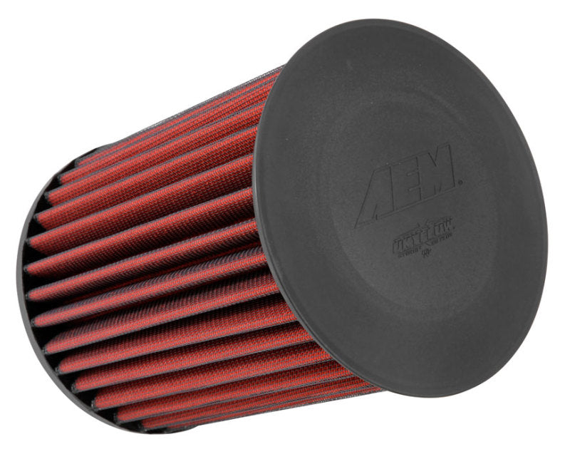 AEM DryFlow Air Filter - Round 2.75in ID x 6.25in OD x 8.25in H fits 2007-2014 Ford/Volvo - GTR Auto