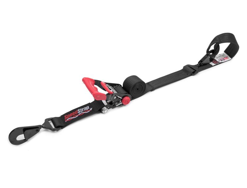 SpeedStrap 1 1/2In X 6Ft Ratchet Tie-Down w/ Soft-Tie - Black