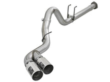 Load image into Gallery viewer, aFe Rebel XD 4in SS Down-Pipe Back Exhaust w/Dual Polished Tips 17-18 Ford Diesel Trucks V8-6.7L(td)