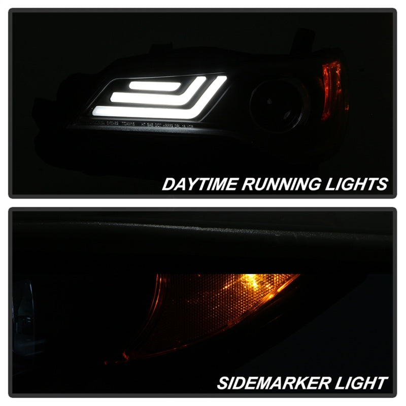 Spyder 15-17 Toyota Camry Projector Headlights - Black (PRO-YD-TCAM15-LB-BK)