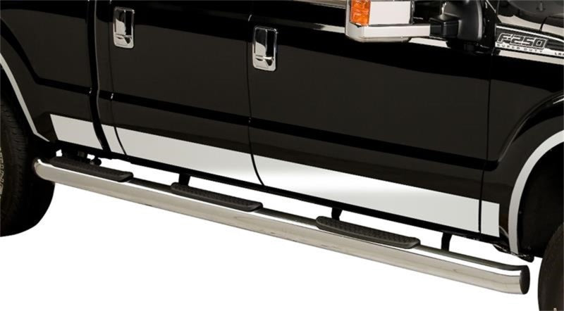 Putco 17-20 Ford SuperDuty SuperCrew - 8ft Dually Bed Stainless Steel Rocker Panels