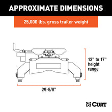 Load image into Gallery viewer, Curt Q25 5th Wheel Hitch w/GM Puck System Legs