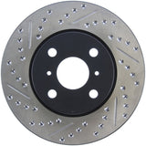 StopTech 04-07 Scion xA / 04-06 xB SportStop Slotted & Drilled Right Front Rotor