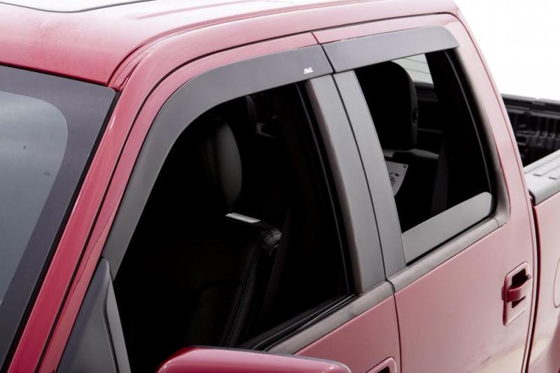 AVS 14-18 Toyota Tundra Access Cab Ventvisor & Aeroskin Deflector Combo Kit - Matte Black