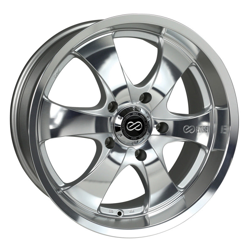 Enkei M6 Universal Truck & SUV 18x8.5 30mm Offset 6x135 Bolt Pattern 87mm Bore Mirror Finish Wheel