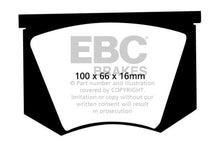 Load image into Gallery viewer, EBC 64-66 Ac Cobra 7.0 Yellowstuff Rear Brake Pads