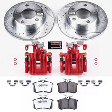 Load image into Gallery viewer, Power Stop 98-01 Audi A6 Quattro Rear Z26 Street Warrior Brake Kit w/Calipers