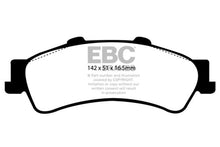 Load image into Gallery viewer, EBC 01-05 Cadillac Deville 4.6 HD Redstuff Rear Brake Pads