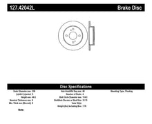 Load image into Gallery viewer, StopTech Power Slot 89-98 Nissan 240SX Slotted &amp; Drilled Left Rear Rotor