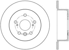 Load image into Gallery viewer, StopTech 12-17 Toyota Camry Sport Drilled Vented 1-Piece Rear Driver Side Brake Rotor