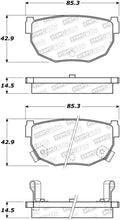 Load image into Gallery viewer, StopTech 87-89 Nissan 300ZX Sport Performance Rear Brake Pads