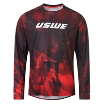 Load image into Gallery viewer, USWE Rok Off-Road Air Jersey Adult Flame Red - Large