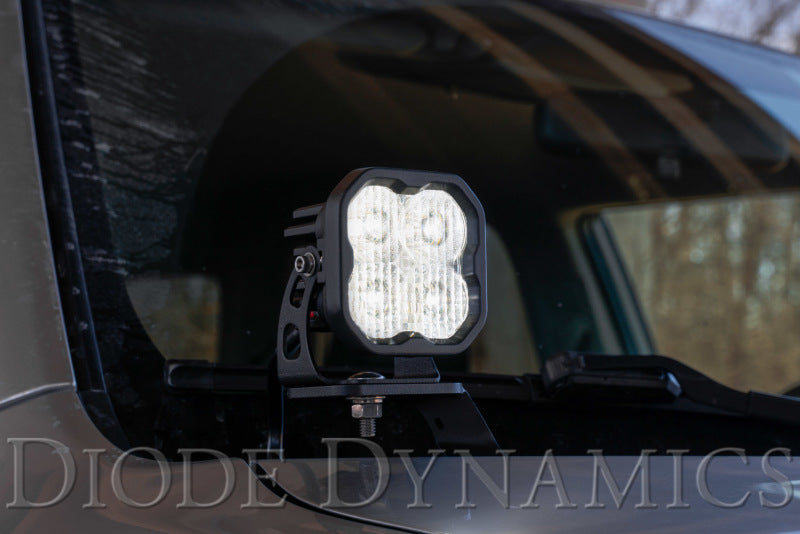 Diode Dynamics SS3 LED Pod Max - White SAE Fog Standard (Single)