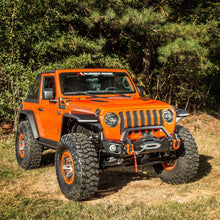 Load image into Gallery viewer, Rugged Ridge 18-22 Jeep Wrangler JL/JT Grille Arcus Front Bumper Stamped Steel Overrider Bar