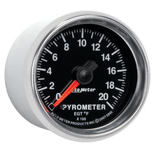 Load image into Gallery viewer, Autometer GS 0-2000 degree F Full Sweep Electronic Pyrometer Gauge